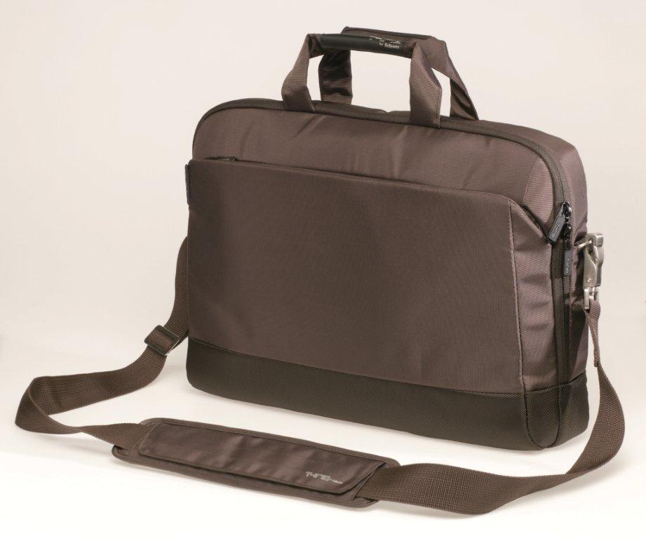 Geanta pentru laptop, 15.6``, material textil, maro, FELLOWES Thrio Easy